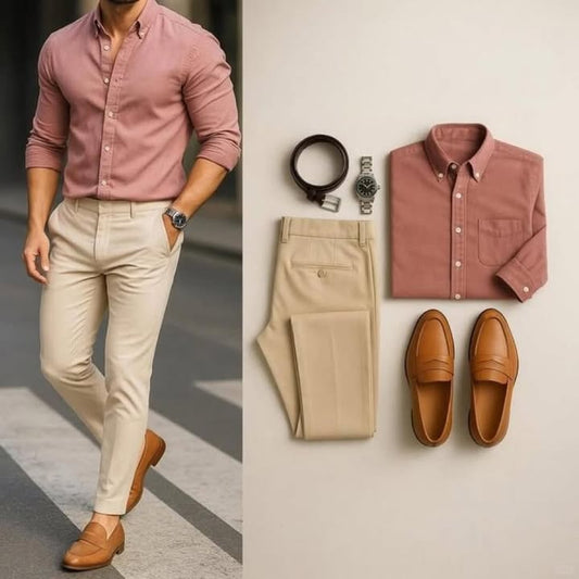Casual men's outfit combo